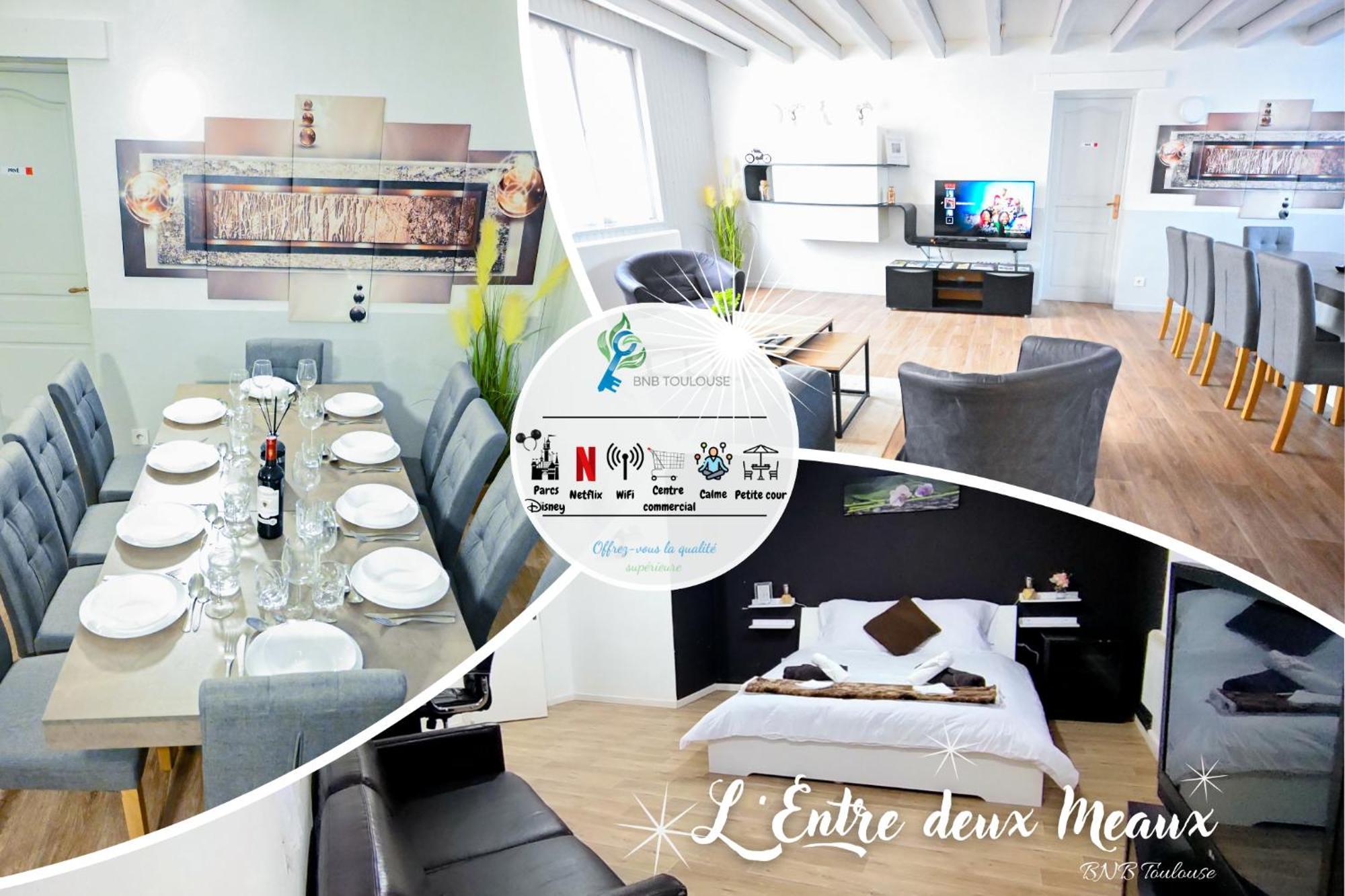 Pause Entre Deux Meaux ► Proche Disneyland Paris ► Wifi ► Netflix ► 24/24H Penchard Exterior foto